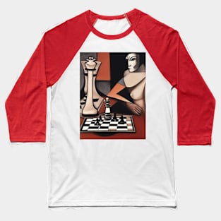 Chess Fan Baseball T-Shirt